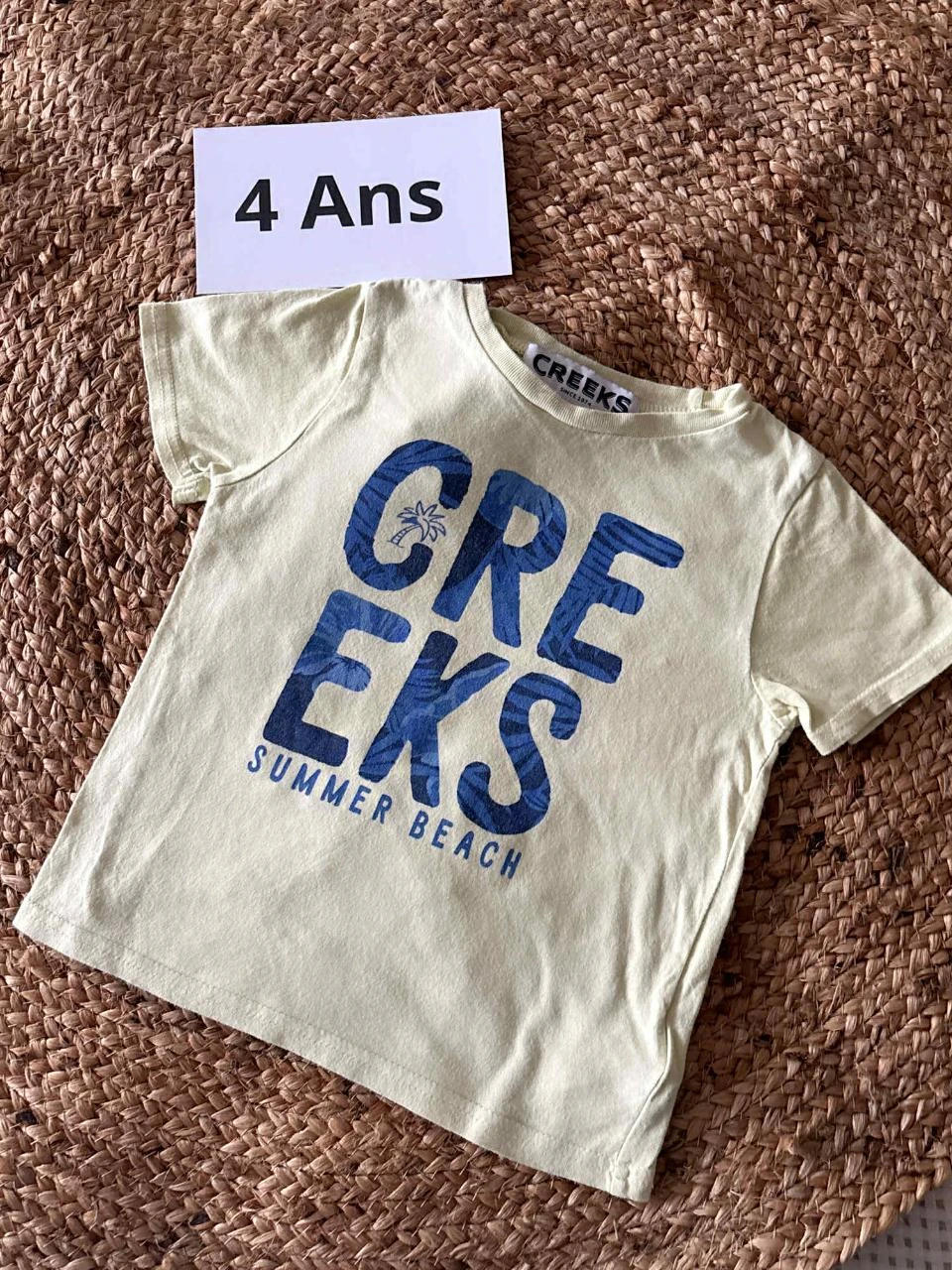 T-shirt 4 ans garçon Creeks